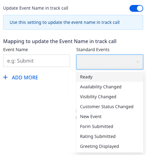 LiveChat connection settings