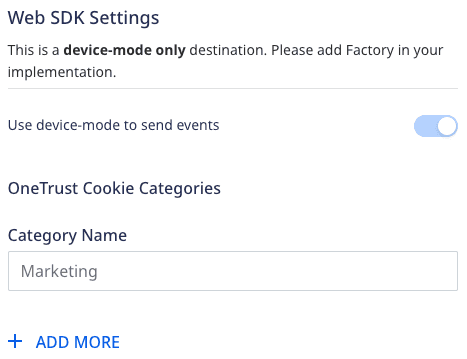 ConvertFlow connection settings